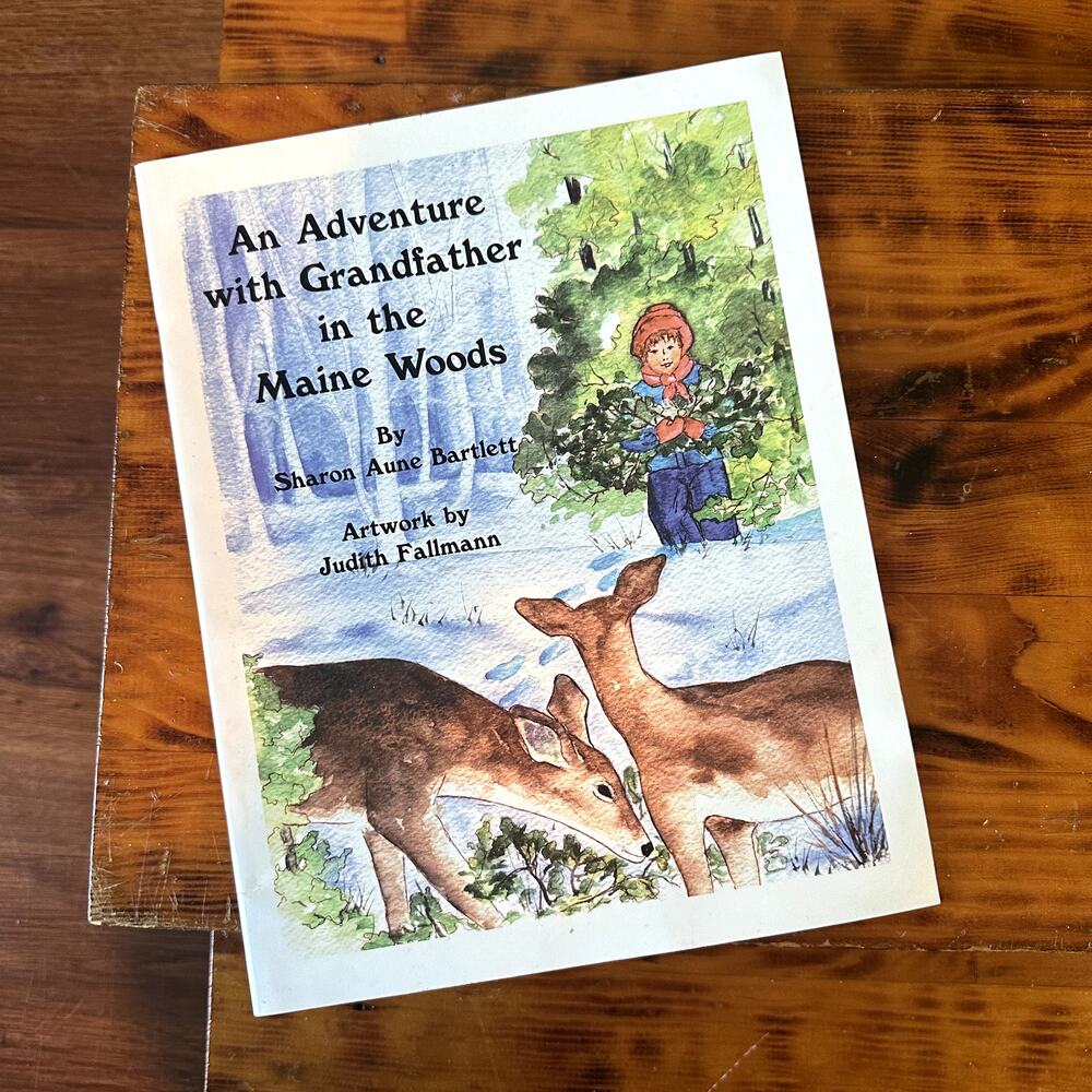Vintage 2002 An Adventure With Grandfather In The Maine Woods Paperback Book